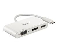 D-Link DUB-V310 laptop dock/port replicator Wired USB 3.2 Gen 1 (3.1 Gen 1) Type-C White