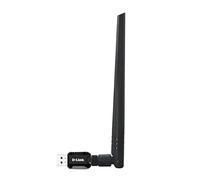 D-Link DWA-137 N300 High-Gain Wi-Fi USB Adapter, USB 2.0, Detachable High-Gain Antenna, WPS, Compatible with Windows, MacOS and Linux, Ultra Portable