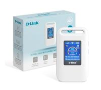 D-Link DWR-933W 4G LTE+ AX600 Wi-Fi 6 Mobile Hotspot, Portable SIM Router | LCD Screen, Dual-Band Wireless, Connect Up to 64 Devices, 3000 mAh Battery, USB-C