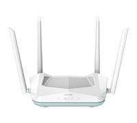 D-Link R15 EAGLE PRO AI Wi-Fi 6 AX1500 Mesh Smart Router with AI Wi-Fi/Traffic Optimiser, AI Parental Control, Gigabit Ports, MU-MIMO, 1024 QAM,