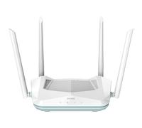 D-Link R15 EAGLE PRO AI Wi-Fi 6 AX1500 Mesh Smart Router with AI Wi-Fi/Traffic Optimiser, AI Parental Control, Gigabit Ports, MU-MIMO, 1024 QAM,