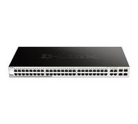 D-Link Ethernet Switch, 48 52 Port Smart Managed Layer 2+ Gigabit with 4 Gigabit RJ45/SFP COMBO Ports (DGS-1210-52)