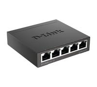 D-Link Ethernet Switch, 5 Port Gigabit Unmanaged Metal Desktop Plug and Play Com