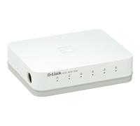 D-Link GO-SW-5G 5 Port Gigabit Easy Desktop Switch, Hub, Internet Splitter, Fanless, Plug and Play - UK Model