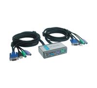D-Link KVM Switch with 2-Port PS/2, USB & VGA Cables DKVM-2KU
