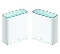 D-Link M32-2 EAGLE PRO Wi-FI 6 AX3200 Mesh System (2-Pack) with Wi-Fi/Traffic Optimiser, Parental Control, Gigabit Ports, MU-MIMO, 1024 QAM, OFDMA, WPA3, Works with Alexa/Google Assistant