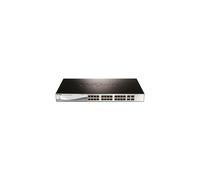 D-Link PoE+ Switch 24 28 Port Fast Ethernet Managed Web Smart 2 Gigabit BASE-T and 2 Gigabit Combo BASE-T/SFP Ports (DGS-1210-28P