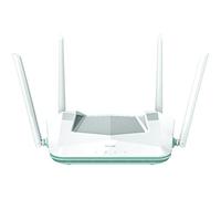 D-Link R32 EAGLE PRO AI AX3200 Smart Router with AI Wi-Fi/Traffic Optimiser, DFS, AI Parental Control, Gigabit Ports, MU-MIMO, 1024 QAM, OFDMA, WPA3, Mesh-ready. Works with Alexa/Google Assistant