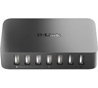 D-Link USB 2.0 7 Ports Hub DUB-H7 | Supports Windows, Mac OS X, Linux