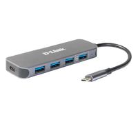 D-Link USB-C to 4-Port USB 3.0 Hub with Power Delivery