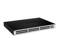 D-LinkDGS-1210-48 48-Port Gigabit Smart Managed Switch Including 4 Combo Ports, Surveillance Mode Interface, Fibre Uplink Ports, Enhanced Layer 2 Management