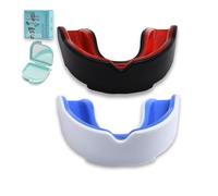 D Lolylad Gum Shield Kids 9-15 Age, Junior Mouth Guard with Case for Rugby, Football, Lacrosse, MMA, Hockey and Martial Arts Boxing Protecting Teeth