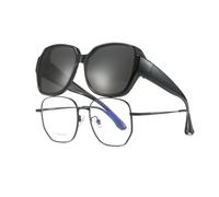 D Lolylad Over Glasses Sunglasses Womens Mens- Fit over Sunglasses for Prescription Polarized Lens