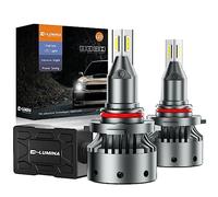 D-Lumina 9005/HB3 LED Lenticular Bulbs,120W 20000LM 6500K White,Projector Specific Version,Extremely Bright LED Headlight Conversion Kit,Plug and Play,Anti-Radio Interference,2pcs
