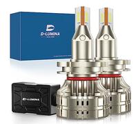 D-Lumina D1/D3 LED Headlight Bulb Projector Canbus Error Free 120W 20000LM Auto Car Lamp Lights Conversion Bulb Light 6000K white,Standard beam for headlight with lens - Pack of 2