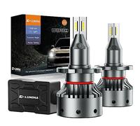 D-Lumina D2S/D4S LED Lenticular Bulbs,120W 20000LM 6500K White,Projector Specific Version,Extremely Bright LED Headlight Conversion Kit,Plug and Play,Anti-Radio Interference,2pcs