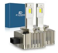 D-Lumina D3S D3R LED Headlight Bulb for Cars & Trucks, Super Bright D3S LED Bulbs 26000LM High Low Beam Headlight Bulbs 6500K LED Bulb Conversion Kit - 2 Pcs