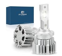 D-Lumina D4S D4R LED Headlight Bulbs,6000K White 2×35W 10000LM Bright LED Conversion Kits,High Low Beam Plug and Play to Original D4S HID Replace,2 Pack
