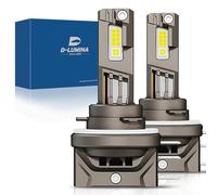 D-Lumina H15 LED Canbus Bulb 55W 10000lm Car Lamp Conversion Kit 6000K Seoul CSP Chip, 2 pieces