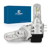 D-Lumina H15 LED Headlight Bulb Canbus Error Free 50W +16W(daylight) 12000LM Auto Car Lamp Lights Conversion Bulb Light 6500K -Pack of 2