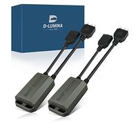 D-Lumina H15 LED Headlight Canbus Decoder Anti Flicker Harness, Bulbs Resistor Decoders Error Free Harness for LED Headlight Conversion Kit Warning (1 Pair)