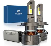 D-Lumina H4 LED Headlight Bulb Canbus Error Free 160W 30000LM,CPS Chip 6500K 500% Bright,Thick Copper Tube Cooling,LED Lamp Lights-2 Pcs