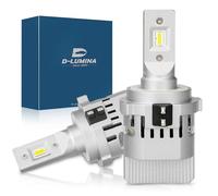D-Lumina H7 LED Headlight Bulbs with Car Specific Adapters for Volkswagen VW Passat Golf GTI Tiguan Mercedes Benz Low Beam Replacement,120W 16000LM 6500K White (2 PCS)