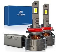 D-Lumina H8/H11 LED Headlight Bulb Canbus Error Free 160W 30000LM,CPS Chip 6500K 500% Bright,Thick Copper Tube Cooling,LED Lamp Lights-2 Pcs