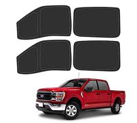 D-Lumina Side Window Sun Shade for 2015-2020 Fo-rd F150 F-150 Accessories (Not for 1 Door), Side Window Shades Sun Visor Protector Block UV Rays Heat, Foldable 2 Layers 210T Material Pack of 4