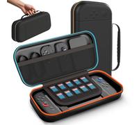 D-Lumina Switch 2 Case All in One for Nintendo Switch 2 (2025),Portable Travel All Protective Hard Messenger Bag Soft Lining Multiple Styles Games Accessories Black [Nintendo_Switch_2]