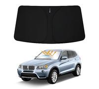 D-Lumina Windshield Sun Shade for 2011-2017 BMW X3, Foldable Front Sun Visor for UV Rays & Sun Heat Protection Interior Accessories