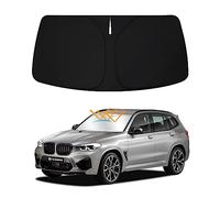 D-Lumina Windshield Sun Shade for 2018-2024 2025 BMW X3, Foldable Window Sunshade Block UV Rays Front Sun Visor Protector Interior Accessories
