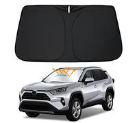 D-Lumina Windshield Sun Shade for 2019-2025 Toyota RAV4, Foldable Front Sun Visor Protector, RAV-4 SUV Adventure, Hybrid Prime LE, TRD Off-Road, XLE, XLE Premium, Limited Interior Accessories