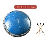 D Major Steel Handpan Tongue Drum - 13 Inches 15 Notes Hand Pan Percussion Instruments, Healing Percussion Musical Instruments Hand Drum For Adults, For Meditation Yoga(L)