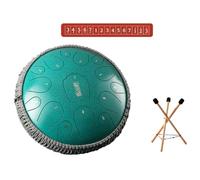 D Major Steel Handpan Tongue Drum - 13 Inches 15 Notes Hand Pan Percussion Instruments, Healing Percussion Musical Instruments Hand Drum For Adults, For Meditation Yoga(D)