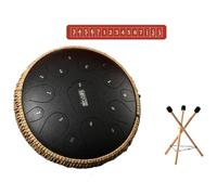 D Major Steel Handpan Tongue Drum - 13 Inches 15 Notes Hand Pan Percussion Instruments, Healing Percussion Musical Instruments Hand Drum For Adults, For Meditation Yoga(J)