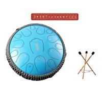 D Major Steel Handpan Tongue Drum - 13 Inches 15 Notes Hand Pan Percussion Instruments, Healing Percussion Musical Instruments Hand Drum For Adults, For Meditation Yoga(G)