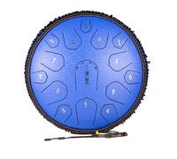 D Major Steel Tongue Drum - 14 Inches 15 Notes Tongue Drums, Handpan Drum Percussion Instrument, Hand Pan Drums For Children And Adults With Carry Bag And Mallets(I)
