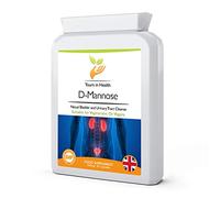 D-Mannose 500mg 90 Capsules - Potent daily supplement with 500mg D-Mannose per capsule - Prevent Unitary Tract Infection (UTI) and supports bladder pain relief - For men and women - Suitable for vegan