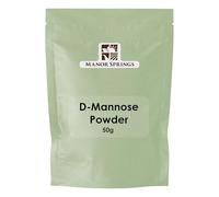 D Mannose Powder 50g, Pure Mannose Supplement, Quick Water Soluble, Support Urinary Tract Cleanse & Bladder Health, Vegan Friendly by Manor Springs