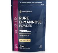 D Mannose Pure Powder 150g | 2000mg | Unflavoured | Natural & Filler Free | Vegetarian & Vegan Friendly | High Strength Food Supplement | by Horbaach