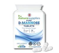 D Mannose Tablets 1000mg - 60 Pack Dmannose Tablets - Coated Tablet, Easy to Swallow - Vegan Friendly D-Mannose - Manufactured in A GMP Facility by Natursupplies
