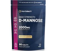 D-Mannose Tablets 2000mg | 90 Vegan Tablets | High Strength D Mannose Powder Supplement for Men and Women | by Horbaach