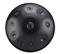 D Minor 10 Notes Hand Drum, Helmholtz- Resonator Chakra Drum, 22inch/55cm, Great For Music And Sound Healing Religion Yoga Zen Tea, With Bag, Mallet, Stand