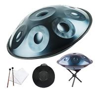 D Minor 9/10/12 Notes Steel Handpan Drums Professional Harmonic Percussion 432/440Hz/Gold - 10 Notes/432Hz