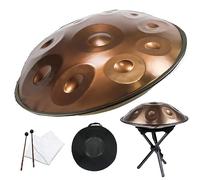 D Minor 9/10/12 Notes Steel Handpan Drums Professional Harmonic Percussion 432/440Hz/Gold - 10 Notes/432Hz