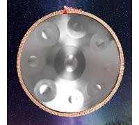 D Minor Steel Handpan Drum, 22 Inch 9 Notes Hand Pan Drum For Adults And Kids, 432Hz Harmonic Percussion Instrument With Handpan Bag And Mallets