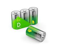 D Mono Battery GP Alkaline Super 1.5 V Pack of 4