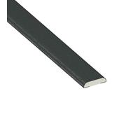 D Mould Trim 5m x 25mm - Anthracite Grey UPVC Plastic Architrave Window Finishing Trim