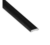 D Mould Trim 5m x 25mm - Black Ash UPVC Plastic Architrave Window Finishing Trim